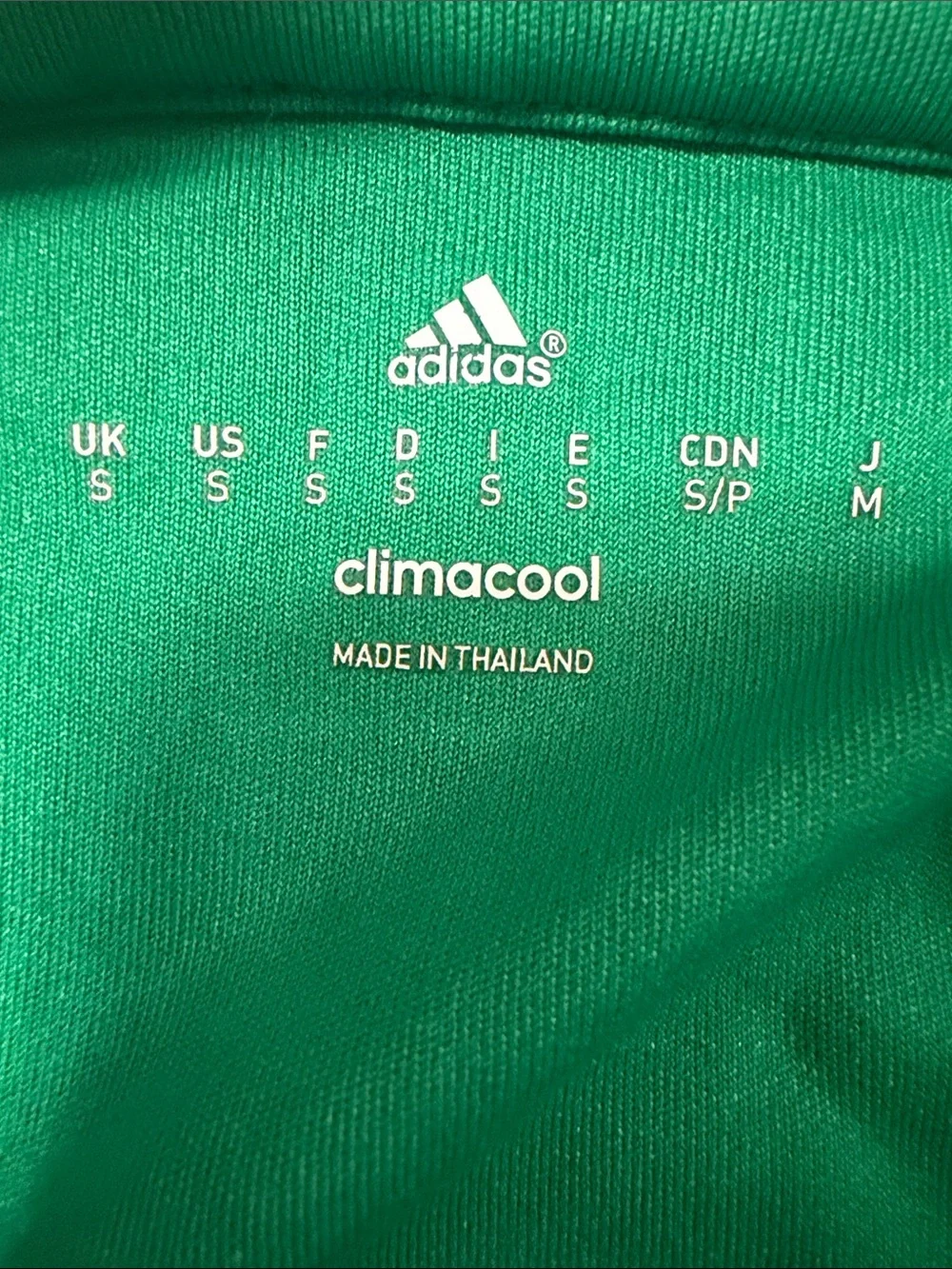 adidas Green Mexico Soccer Jersey with White Trim - men’s small